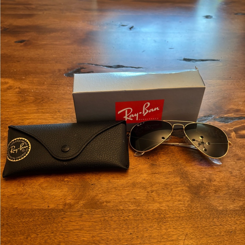 Ray-Ban Polarized Aviator Sunglasses